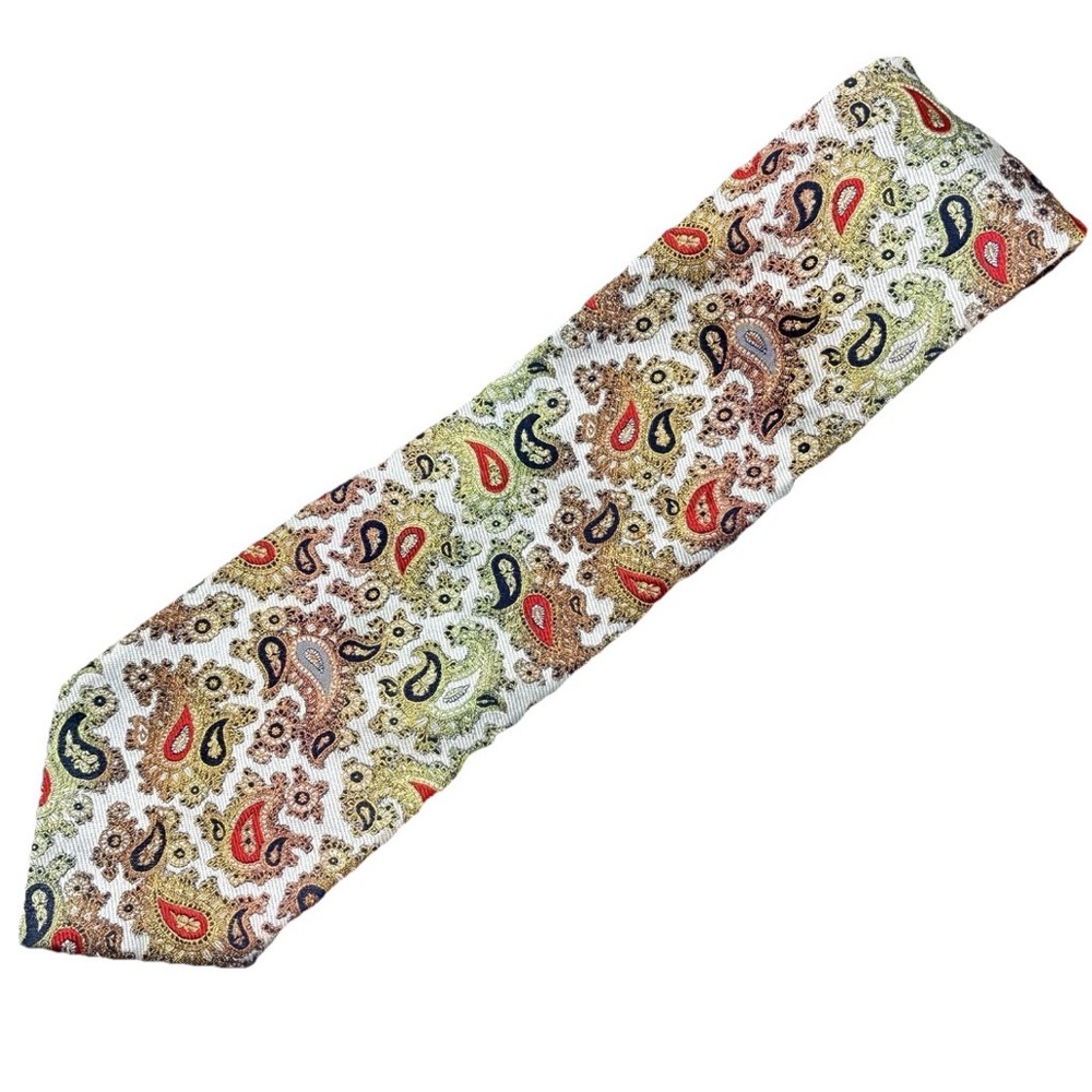 Silk Paisley‎ Tie Business Formal Office Wedding Classic Boho
